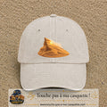 Image principale casquette Beige clair délavé avec motif Dune du désert 7 cm