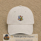 Image principale casquette Beige clair délavé avec motif Arrosoir de jardin 5 cm