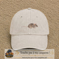 Image principale produit73moyenBC - casquette Beige clair délavé avec visuel Souris 5 cm