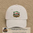 Casquette Beige clair délavé 100% coton avec motif Free Iran 7 cm - image principale