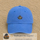 Casquette Bleu ciel délavé motif Emblème U.S. Army 3 cm - vue principale