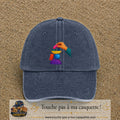 Image principale casquette Bleu marine délavé avec motif Jeu d’équilibre 7 cm