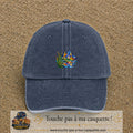 Image principale casquette Bleu marine délavé avec motif Lac de montagne 5 cm