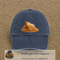 Image principale casquette Bleu marine délavé avec motif Dune du désert 7 cm