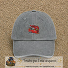 Casquette baseball Gris délavé 100% coton avec motif Boîte à outils 5 cm - image principale