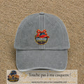 Casquette Gris délavé avec motif Cadeau Signature avec casquette en 7 cm – vue principale