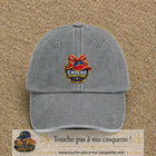 Casquette Gris délavé avec motif Cadeau Signature avec casquette en 7 cm – vue principale