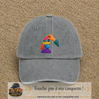 Image principale casquette Gris délavé avec motif Jeu d’équilibre 7 cm