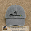 Image principale produit38grosGR - casquette Gris délavé avec visuel Adadass feuille d’érable 7 cm