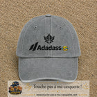 Image principale produit38grosGR - casquette Gris délavé avec visuel Adadass feuille d’érable 7 cm