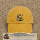 Image principale casquette Jaune délavé - Moutarde délavé avec motif Arrosoir de jardin 7 cm