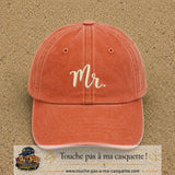 Orange délavé - Corail délavé