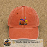 Orange délavé - Corail délavé
