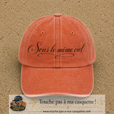 Orange délavé - Corail délavé