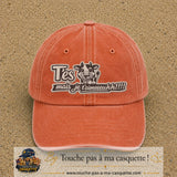 Orange délavé - Corail délavé