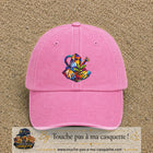 Image principale casquette Rose délavé avec motif Arrosoir de jardin 7 cm
