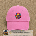 Image principale casquette Rose délavé avec motif Outils de bricolage 7 cm