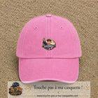 Casquette Rose délavé avec motif Jeune Diplômé en 5 cm – vue principale