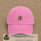 Casquette Rose délavé avec motif Coureur et sifflet de coach en 5 cm – vue principale