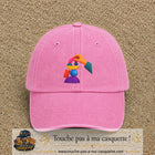 Image principale casquette Rose délavé avec motif Jeu d’équilibre 7 cm