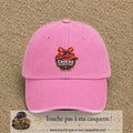 Casquette Rose délavé avec motif Cadeau Signature avec casquette en 7 cm – vue principale