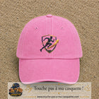 Casquette Rose délavé avec motif Coureur et sifflet de coach en 7 cm – vue principale