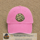 Image principale produit61grosRS - casquette Rose délavé avec visuel Liasses de billets 7 cm