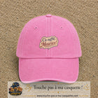 Casquette baseball Rose délavé 100% coton avec visuel Ça suffit Maurice 5 cm - image produit principale
