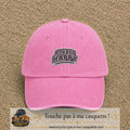 Casquette Rose délavé motif Message Always Happy 5 cm - vue principale
