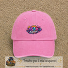 Casquette Rose délavé 100% coton avec motif Vibe Squad 5 cm - image principale