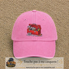 Casquette baseball Rose délavé 100% coton avec motif Boîte à outils 7 cm - image principale