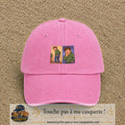 Casquette baseball Rose délavé 100% coton avec visuel Humour odeur 5 cm - image produit principale