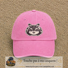 Casquette Rose délavé motif Coccinelle douce 7 cm - vue principale