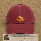 Image principale casquette Rouge délavé - Bordeaux délavé avec motif Dune du désert 5 cm