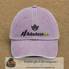 Image principale produit38grosVI - casquette Violet délavé avec visuel Adadass feuille d’érable 7 cm