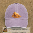 Image principale casquette Violet délavé avec motif Dune du désert 7 cm