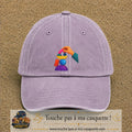 Image principale casquette Violet délavé avec motif Jeu d’équilibre 7 cm