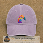 Image principale casquette Violet délavé avec motif Jeu d’équilibre 7 cm