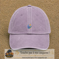 Image principale casquette Violet délavé avec motif Accessibilité étoilée 3 cm