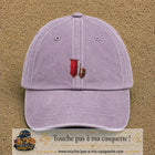 Image principale casquette Violet délavé avec motif Bouclier médiéval 5 cm