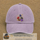 Image principale casquette Violet délavé avec motif Jetons de casino 7 cm