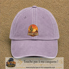 Casquette Violet délavé 100% coton avec motif Desert Club cactus 7 cm - image principale