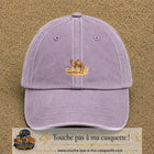 Casquette baseball Violet délavé 100% coton avec motif Chameau du désert 5 cm - image principale