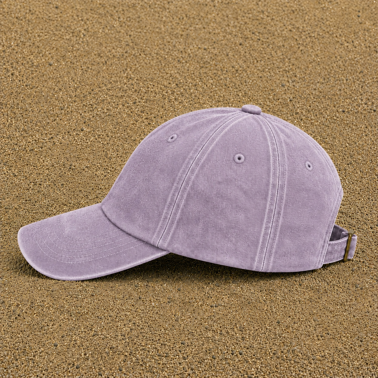 Casquette baseball Violet délavé 100% coton avec motif Singe danseur 3 cm - image pack couleur 4