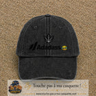 Image principale produit38grosN - casquette Noir délavé avec visuel Adadass feuille d’érable 7 cm