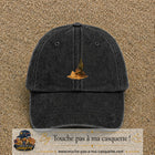 Image principale casquette Noir délavé avec motif Cactus du désert 5 cm