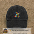 Image principale casquette Noir délavé avec motif Arrosoir de jardin 7 cm