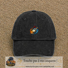 Image principale casquette Noir délavé avec motif Fléchettes et billard 5 cm