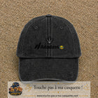Image principale produit38moyenN - casquette Noir délavé avec visuel Adadass feuille d’érable 5 cm