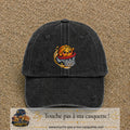 Image principale produit79grosN - casquette Noir délavé avec visuel Ballon basket panier 7 cm